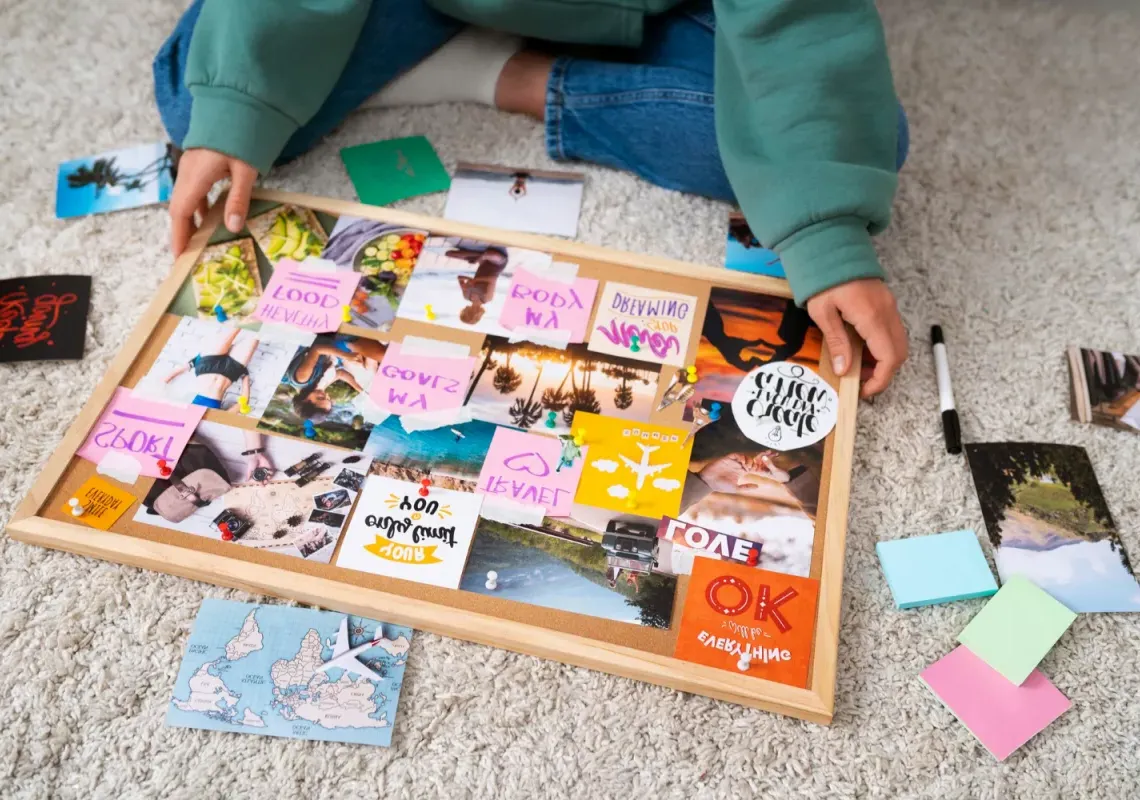 Vision Board Stock